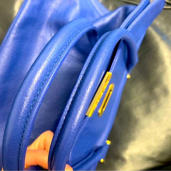 Luisa Spagnoli Shoulder Bag/Handbag, Cobalt Blue bought in Milan - Picture 8 of 10